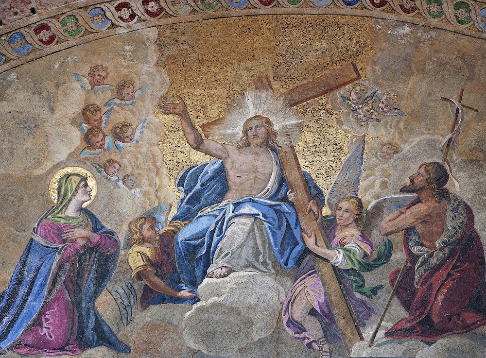 Resurrection Mosaic St Marks, Venice, Italy