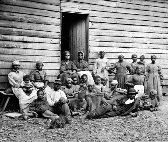 Emancipated slaves who built the white house