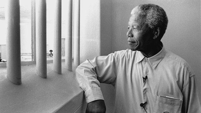 Mandela in prison