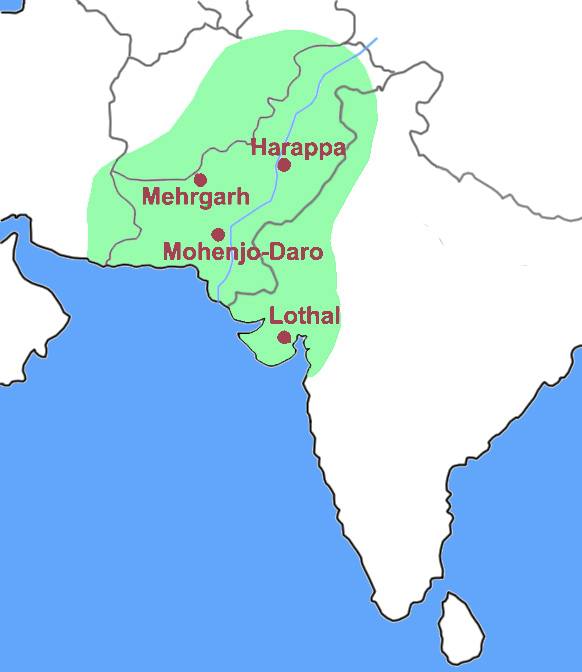 Map of Indus Valley