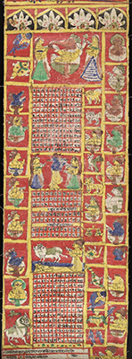 Hindu Calendar from 1871
