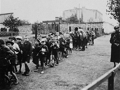 Children being taken to Chelmno Extermination Camp