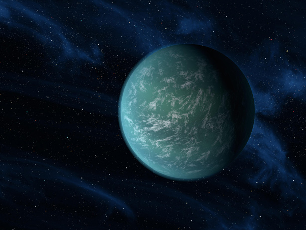 Illustration of Kepler 22B