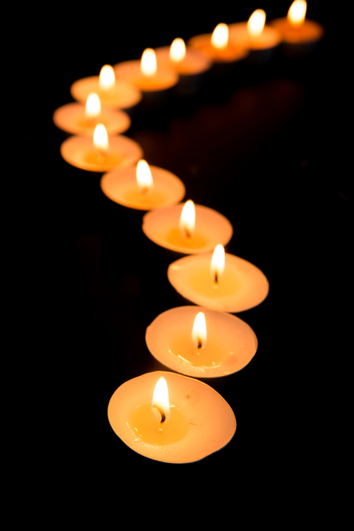 Row of candles