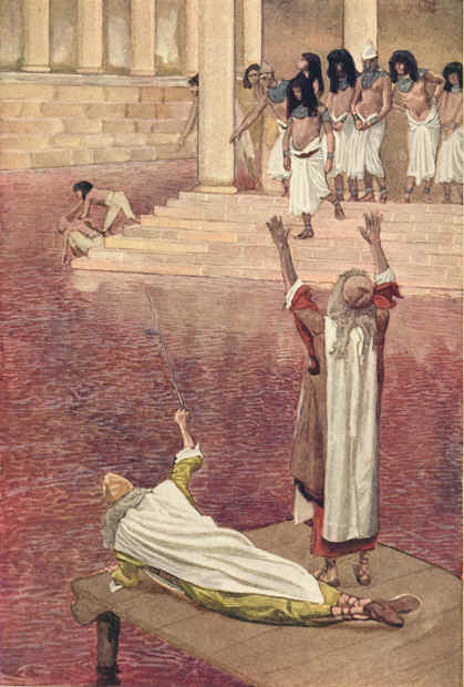 Water is changed into blood James Tissot