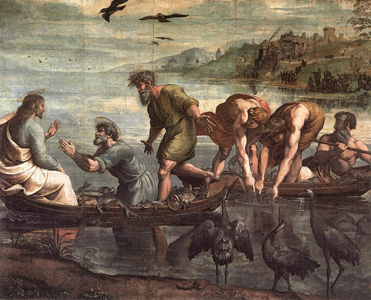 Jesus and the Draught of Fishes