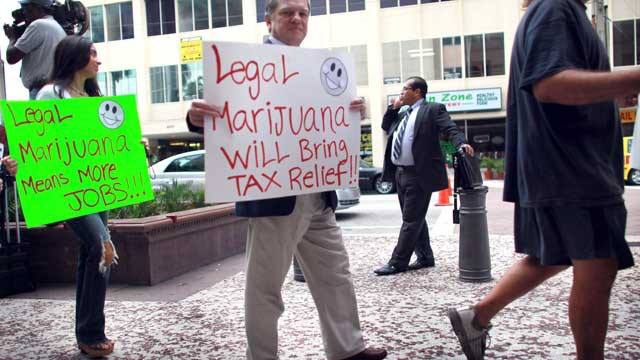 Legalize Marijuana Protest