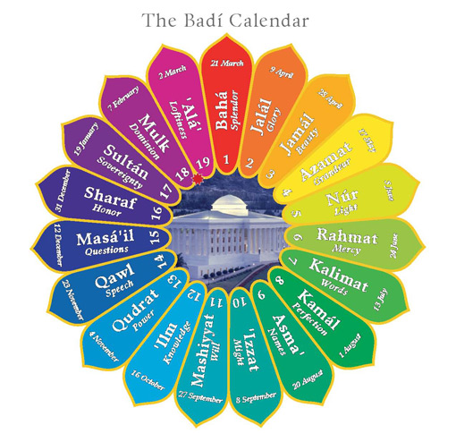 Baha’i Calendar