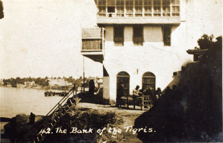 Bank of the Tigris River in Baghdad near where Baha’u’llah stayed