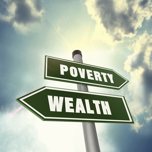 Poverty wealth