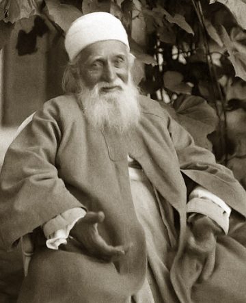 Abdu'l-Baha in New Hampshire (1912) (National Baha'i Archives, US)