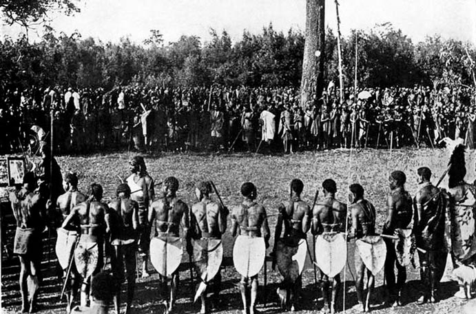 The first Dance of the Trees, Kenya, July 22, 1922