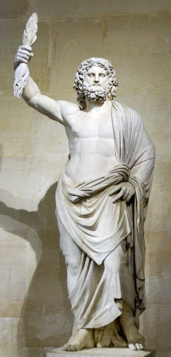 Classical depiction of the Ancient Greek God ’Zeus’