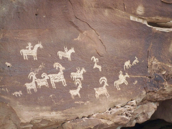 Petroglyphs in Utah