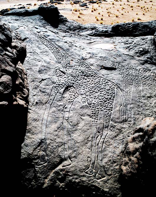 World's largest petroglyph in Niger
