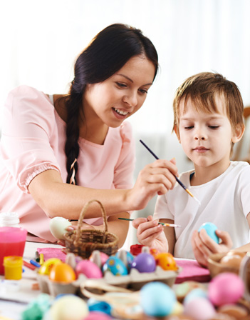 Painting-easter-eggs