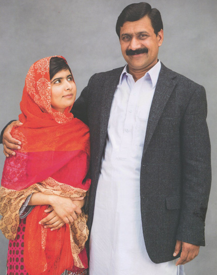 Malala and her father