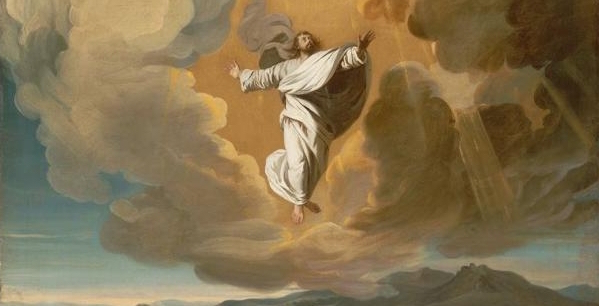 Jesus Ascending to Heaven
