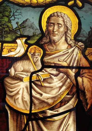 Portrayal-of-Christ-holding-a-lamb
