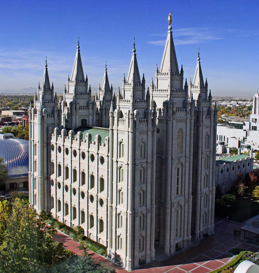 The Mormon faith’s Salt Lake Temple