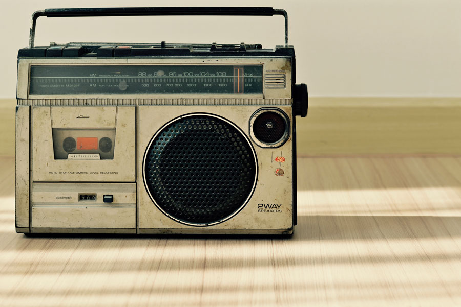 old-portable-radio
