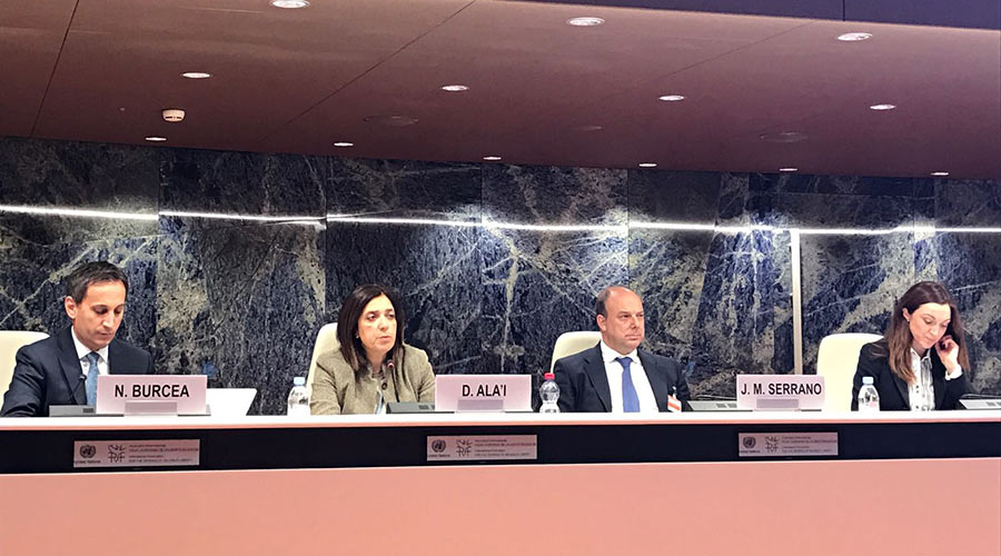Diane Ala’i, representative of the Baha’i International Community to the United Nations in Geneva, discussed the importance of cultivating unity between diverse populations. “Living side by side is not enough,” she explained. “People of different faiths must learn to live together.”