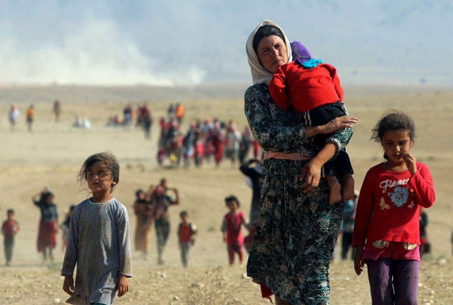 yazidi-refugees