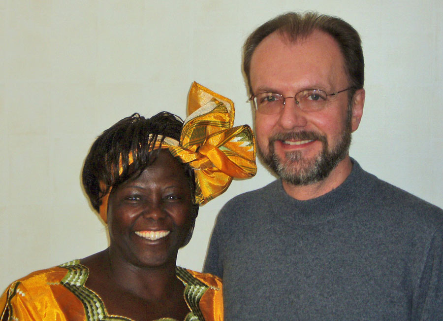 Wangari Maathai & Hugh Locke