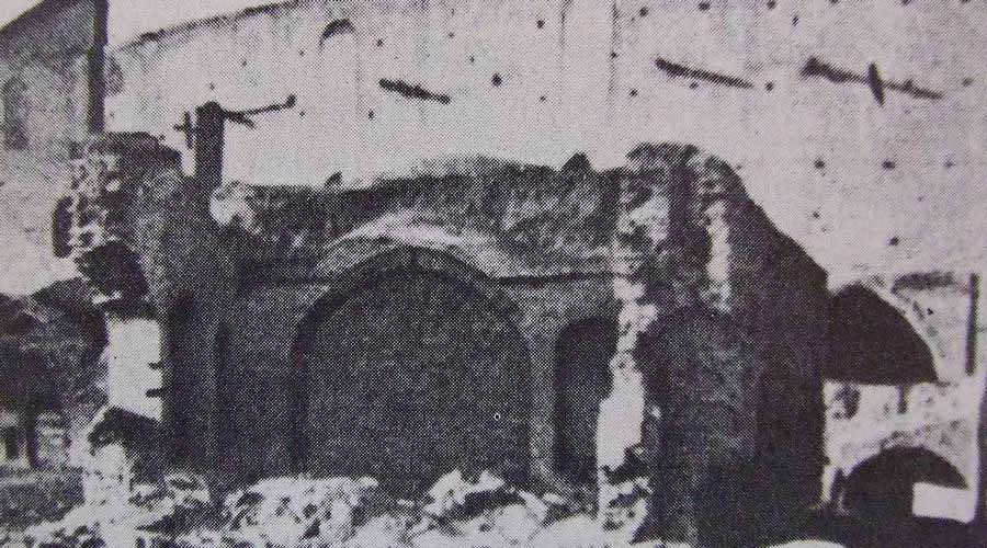 The entrance to the Siyah-Chal (Black-Pit) where Baha'u'llah was imprisoned in Iran.