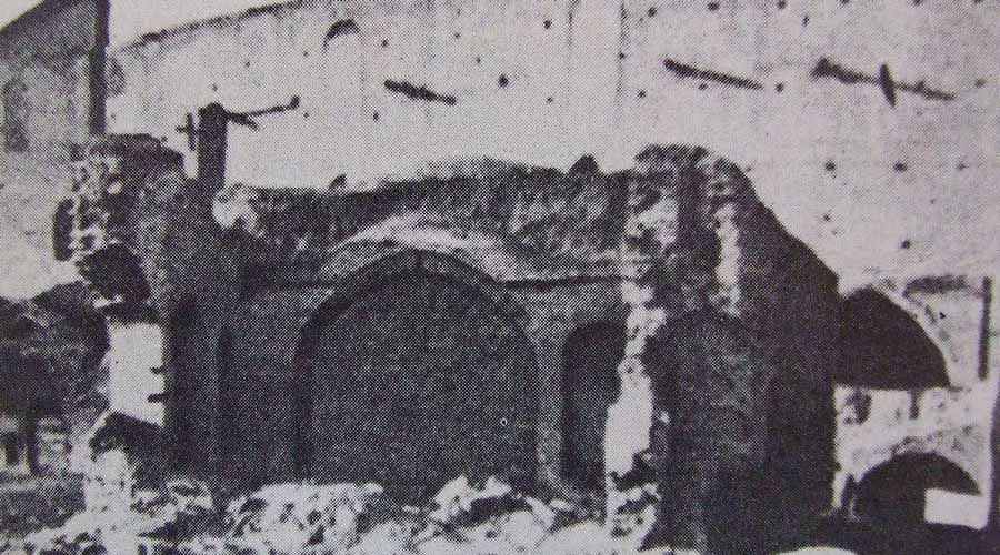 The entrance to the Siyah-Chal (Black-Pit) where Baha’u’llah was imprisoned in Iran.