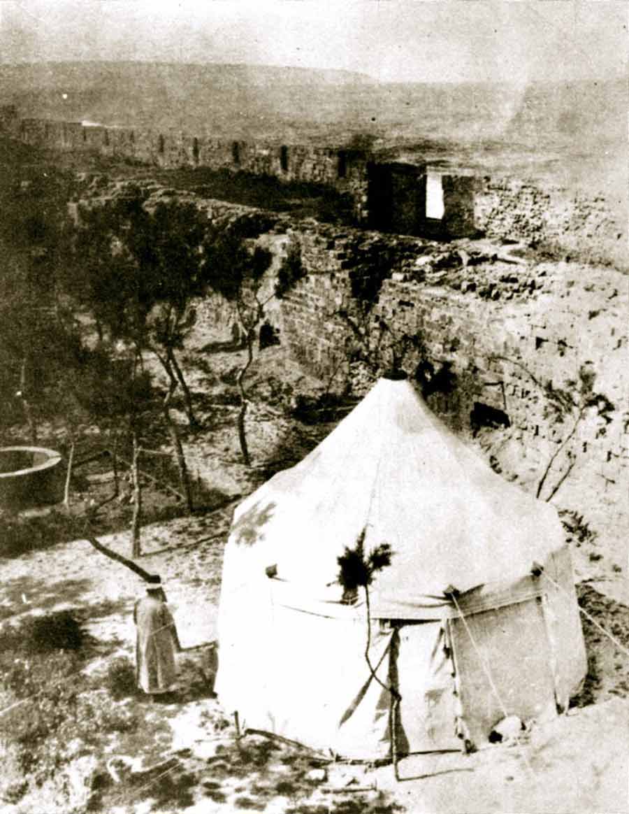 Abdu'l-Baha's tent in Akka.