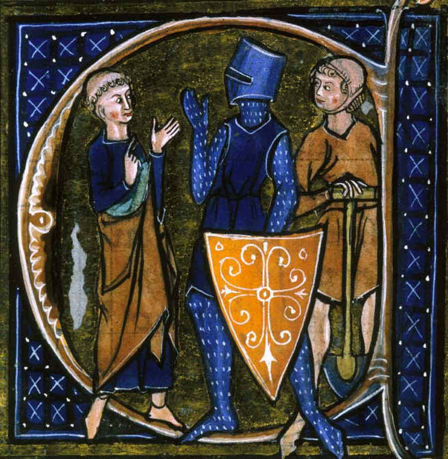 A 13th century French representation of the tripartite social order of the middle ages – Oratores: "those who pray", Bellatores: "those who fight", and Laboratores: "those who work".