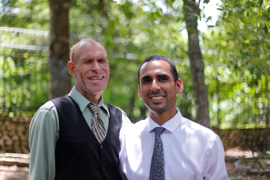 The architectural team: Henry Lape (left) and Saeed Granfar (right).
