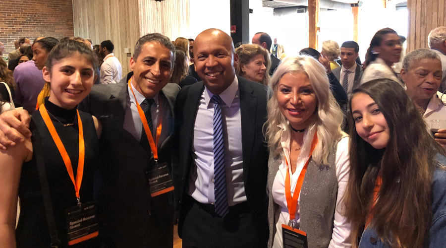My family and I with Bryan Stevenson founder of EJI.