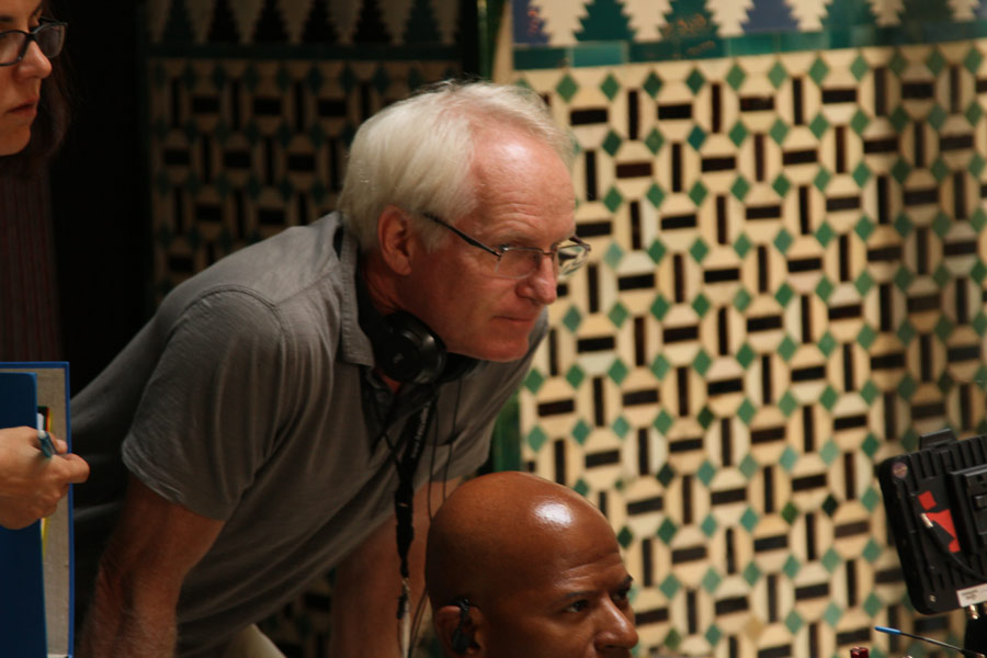Filmmaker Bob Hercules on the set of The Gate: Dawn of the Baha’i Faith