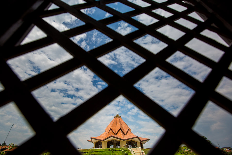 View of the Baha'i House of Worship in Norte Del Cauca.