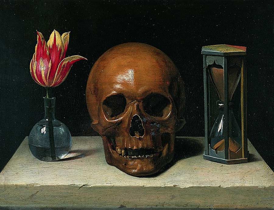 ’Still Life With A Skull’ by Philippe de Champaigne.