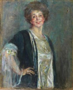 Alice Pike Barney (1927) sobre lienzo, Smithsonian American Art Museum, Regalo de Laura Dreyfus Barney y Natalie Clifford Barney en memoria de su madre, Alice Pike Barney.