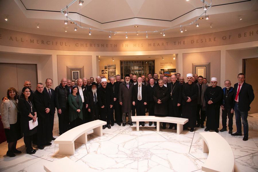 Approximately 50 people, including 17 Roman Catholic and Anglican bishops and their advisers visiting from around the world, attended an interfaith gathering held at the Baha’i World Centre on 14 January.