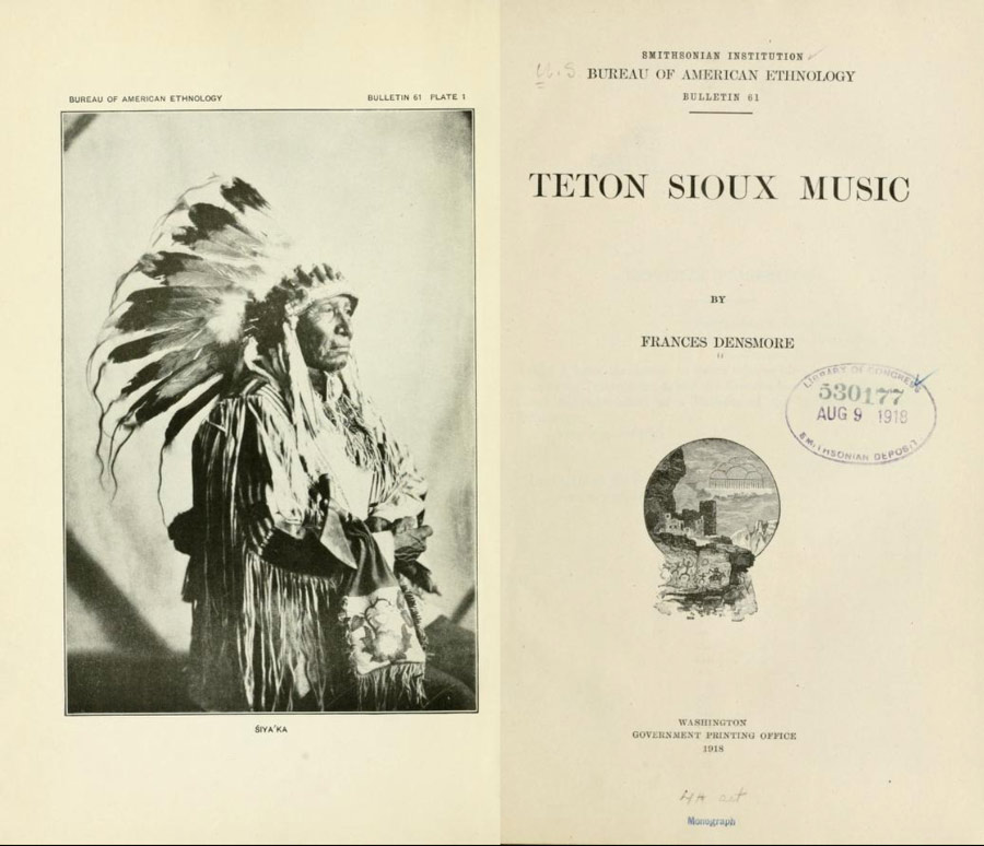 teton-sioux-music-francis-densmore-bahai