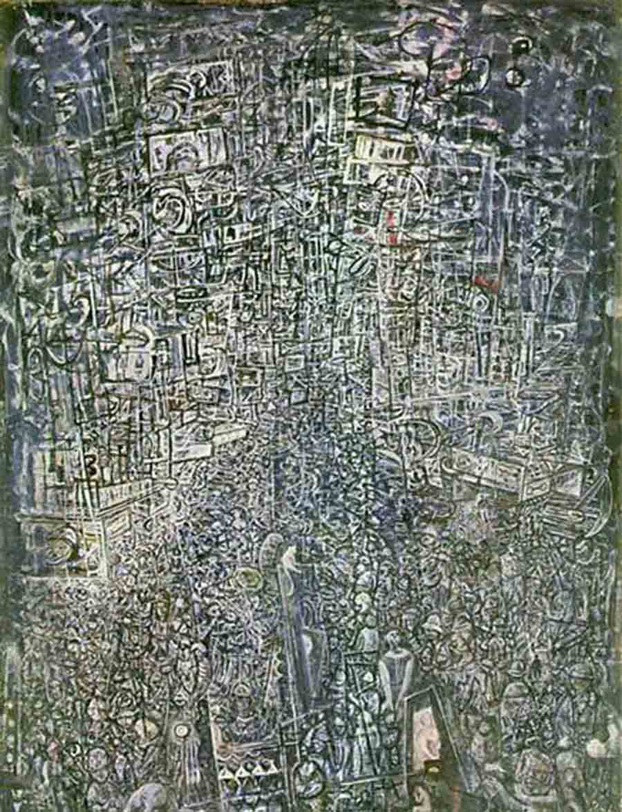 Electric Night (1944) by Mark Tobey