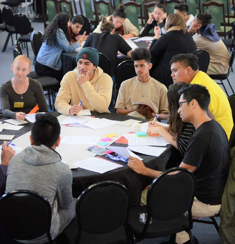 This year’s Race Unity Speech Awards and Hui included a day-long conference with discussions among groups of young adults about tackling racial prejudice. (Credit: Ben Parkinson)