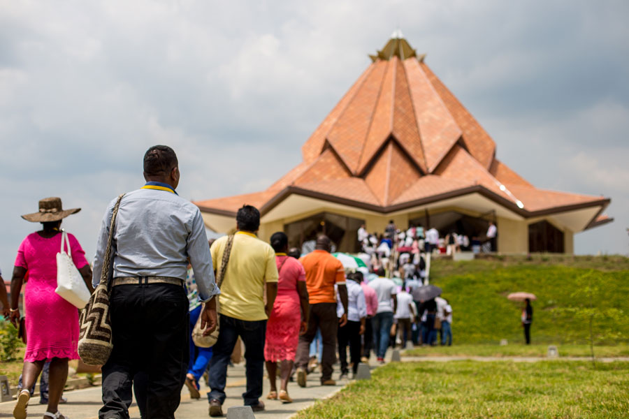 The newest Baha’i House of Worship is in Norte del Cauca, Colombia, and was dedicated in July 2018.
