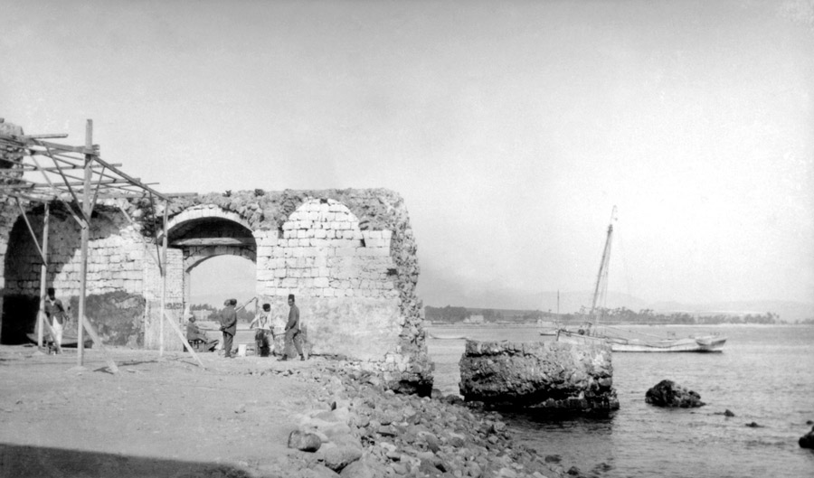 The sea gate where Bahá’u’lláh and His companions entered ‘Akká in 1868