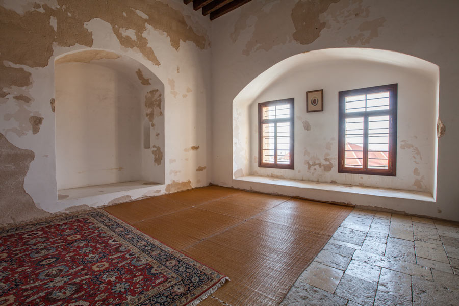 The prison cell of Baha’u’llah in the prison city of Akka.