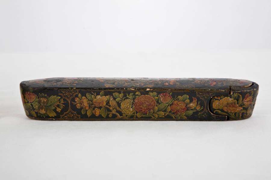 Decorated pen case that belonged to Baha’u’llah.