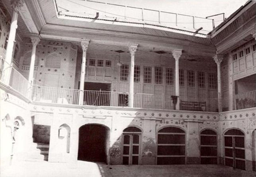 Photograph of the house of Baha'u'llah in the northern district of Baghdad.