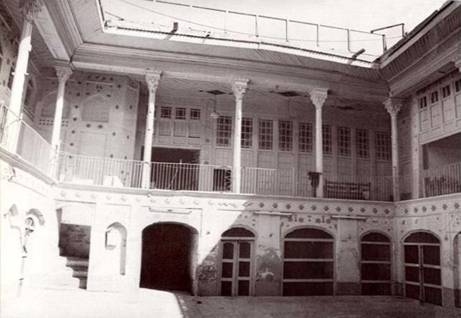 Photograph of the house of Baha’u’llah in the northern district of Baghdad.