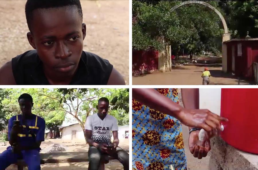Youth in Sierra Leone, who have been participating in Baha’i educational programs that develop capacities for service to society, created a video that uses music and dramatization to promote health measures needed at this time to protect against this crisis.