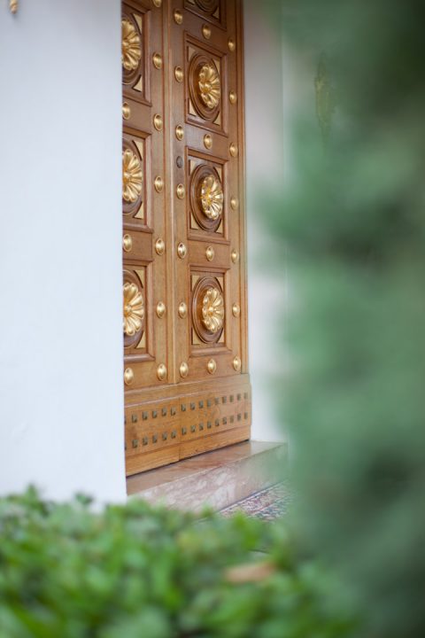 Door to the Shrine of Baha'u'llah.